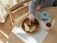 Liewood peppermint golden caramel mix tallerken Harvey silikone (2-pack)